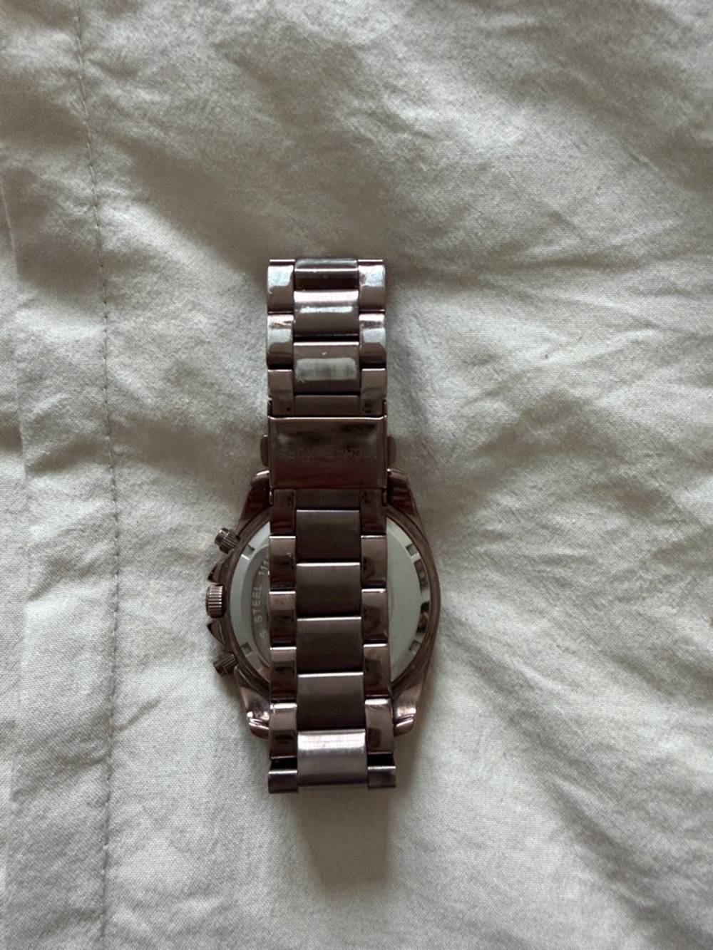 Michael Kors Rose Gold Crystal-Trim Chronograph Watch - Picture 2 of 3